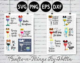 22 Disney Wine Glass Files-20% off