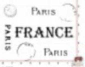 Has SCR119 scraposphere rubber stamp mount france