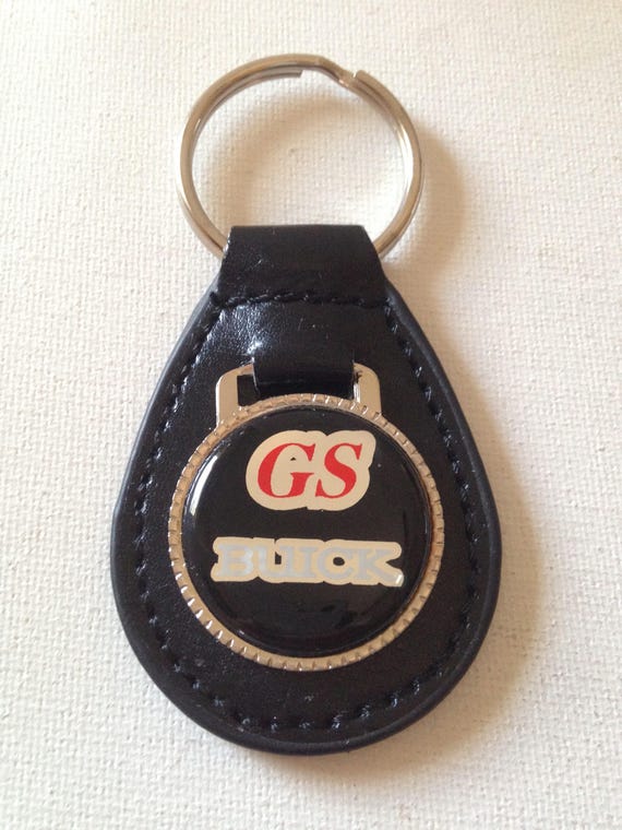 Buick GS Keychain Black Leather Key Chain