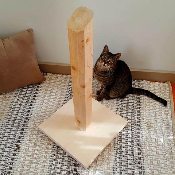 Wood Cat Scratching Post 30 Inch Cedar Like This Item