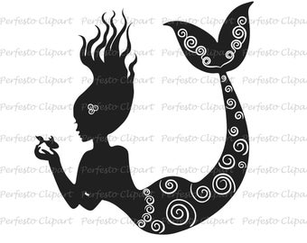 Free Free 205 Pregnant Mermaid Svg SVG PNG EPS DXF File