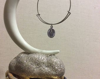Miraculous Medal bangle bracelet
