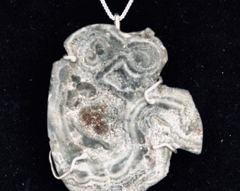 Spirit Being , blue Chalcedony