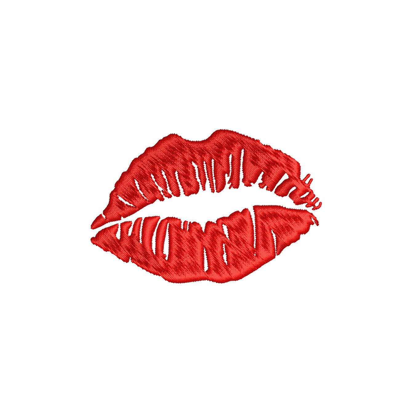 LIPS machine embroidery design Instant Download from