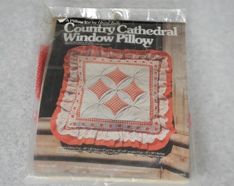 Country Cathedral Window Pillow Kit