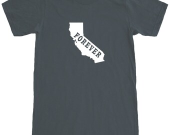 California Forever T-Shirt Men's Cotton Short Sleeve Tee SEEMBO