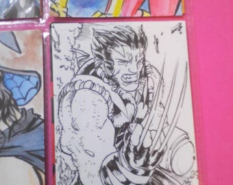 Wolverine Xmen aceo by boo rudetoons marvel avengers