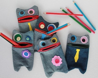 Mostrastuccio: cute pouch in jeans