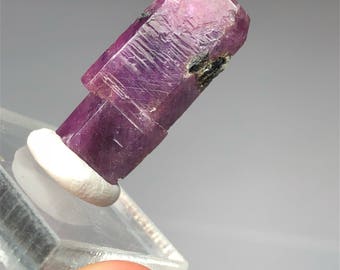 Double Terminated Pink Sapphire Corundum Crystal Madagascar S031