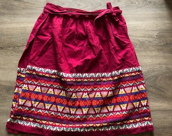 Embroidered Guatemalan Skirt
