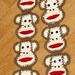 DIY Crochet pattern for wearable art sock monkey scarf
