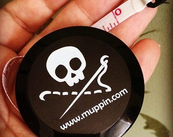Sewing Skull Retractable Tape Measure