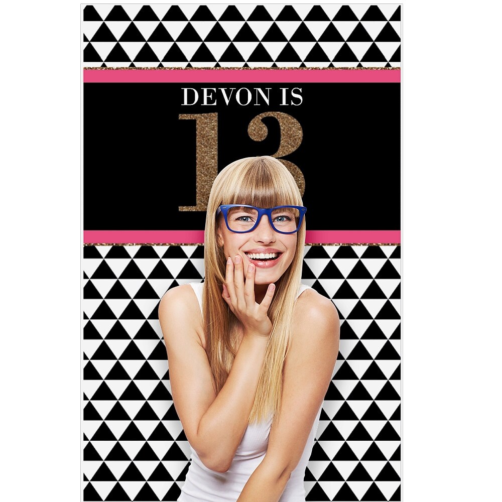 13th Birthday Party Photo Booth Backdrop Chic 13th Birthday