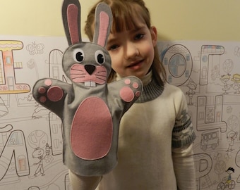 Bunny hand puppet, Puppet Theater
