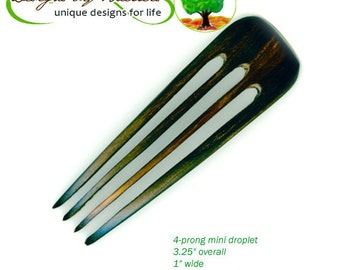 Baerreis Hair Fork - Four Prong Mini Choose wood Fine hair Small Bun