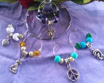 Wine Charm, Be Charmed set, five pieces