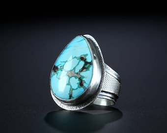 Royston Turquoise Ring, size 11.25