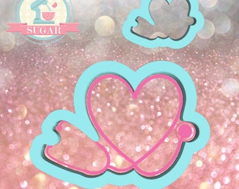 Stethoscope Heart Cookie Cutters