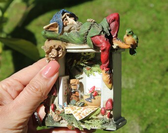 Dollhouse miniature elf's cabinet n.2 OOAK