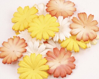 Tropical Sunset Mulberry Paper Blooms Pbc172