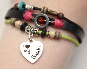 Saluki Bracelet - Saluki Jewelry - Saluki Gift