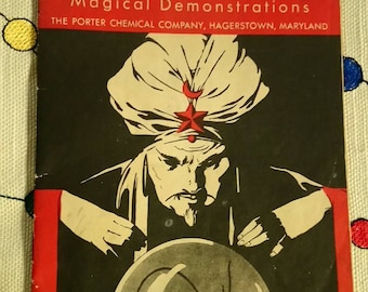 1952 Chemcraft Chemical Magic Book