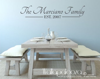 Family Name Wall Decal - Family Wall Decal - Name Wall Decal - Wall Decal - Wall Decor - Family Wall Decor - Family Room Decor