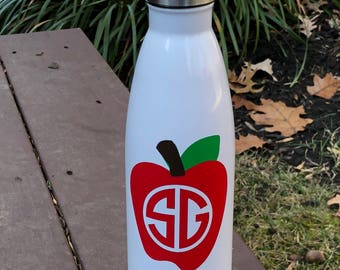 Personalized durable and stylish 17oz double wall 18/8 stainless steel thermal bottle with copper vacuum insulation for teachers and tutors