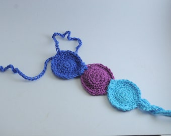 Sandal for bare feet three circles