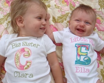 Big Sister Shirt / Big Sister Little Sister Outfits / Big Sister Announcement / Big Sisters Gift / Big Brother Little Brother Outfits