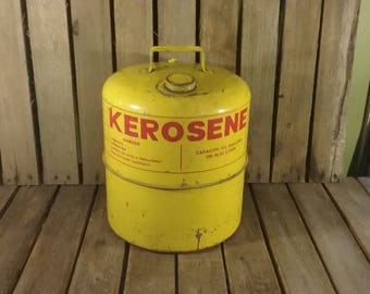 Rusty Kerosene Can, Decor Piece Only Bottom has A Few Hole