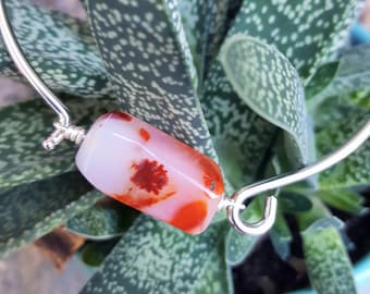 Agate Bangle Bracelet