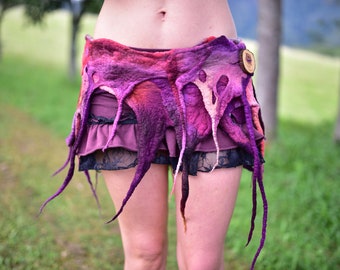 Felt Belt-Tree Costume-Tree Belt-Druid Costume-Woodland Theme-Pixie Belt-Fantasy Costume-Festival Wear-Burning Man-Performance Costume OOAK