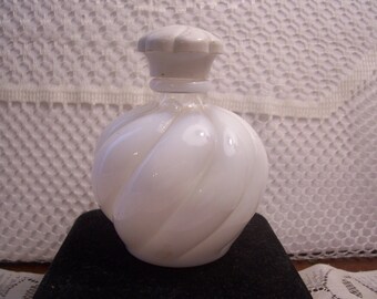 Art Glass Swirled Perfume Bottle