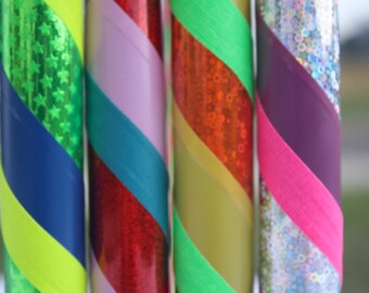 Kids Hula Hoop -Custom Three Color Spiral or ZigZag Child/Youth Hoola Hoop