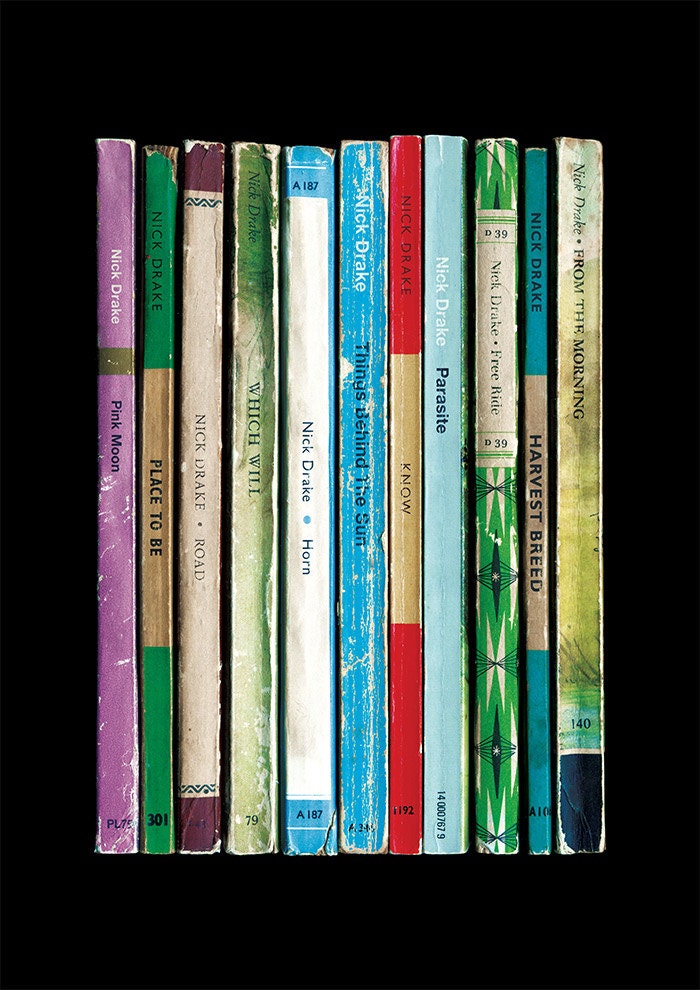 Nick Drake 'Pink Moon' Album As Penguin Books Poster