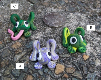Frogs - Polymer Ornaments (Group 4)