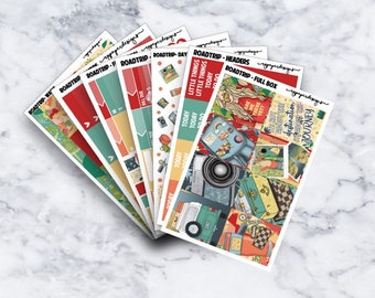 Roadtrip | Wöchentliche Kit | Sticker | Erin Condren | Glücklich Planner