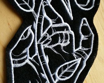 Rose Patch,embroidered