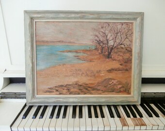 1950's, Painting, Original Frame, Mason's Island
