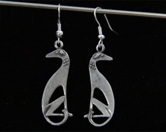 Greyhound Earrings - Whippet Galgo Earrings