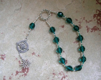 Boreas Pocket Prayer Beads: Greek God of the North Wind, God of Winter