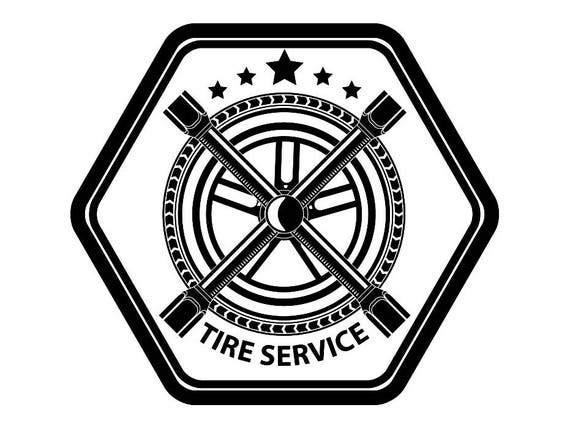 Mechanic Logo #26 Tire Wheel Rim Auto Car Part Biker Motorcycle Repair ...