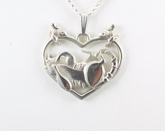 Silver Tabby Cat Necklace, Silver Tabby Cat Pendant, Donna Pizarro's Animal Whimsey Collection, Fine Cat Jewelry, Custom Cat Jewelry