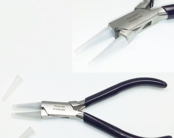 Mazbot® 5.5" Round Nose Nylon Jaw Tips Jewelry Making Jewelry Pliers - NJP01-R