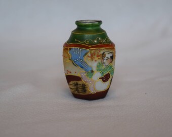 Miniature Satsuma Vase by TRICO