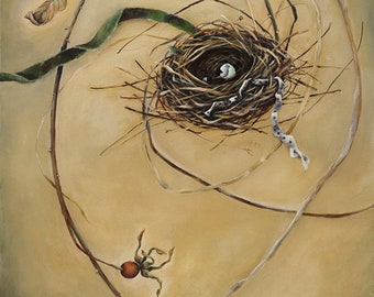 Unraveling - Limited Edition Giclée Print on Canvas - UNFRAMED