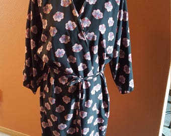 Vintage Patterned Robe/Dress by Miss Elaine