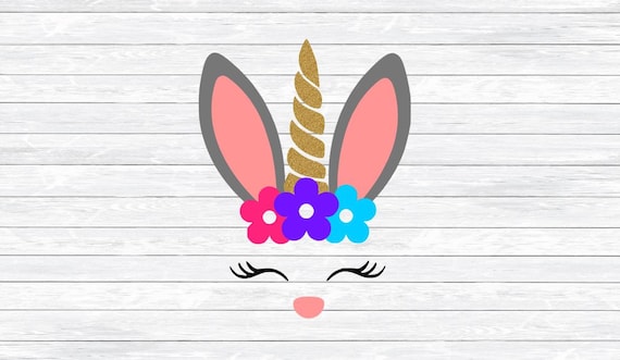 Download Easter Bunny Svg Easter Svg Bunny Unicorn Unicorn Face