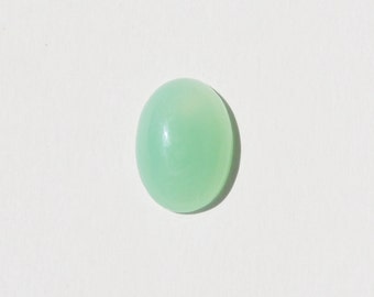 Australian Chrysoprase Oval Cabochon